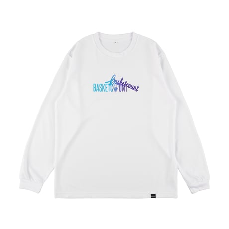 “DOUBLE LOGO” LONG T-SHIRT / WHITE