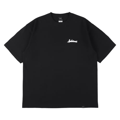 “GLITCH” HW COTTON T-SHIRT <DAILY USE>  / BLACK