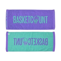 LOGO FACE TOWEL  / PURPLE&MINT