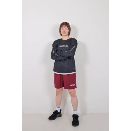 “Material” SHORTS / BURGUNDY