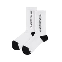 COMFORT SOCKS / WHITExBLACK
