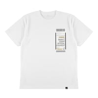 “BOARDING PASS” T-SHIRT / WHITE