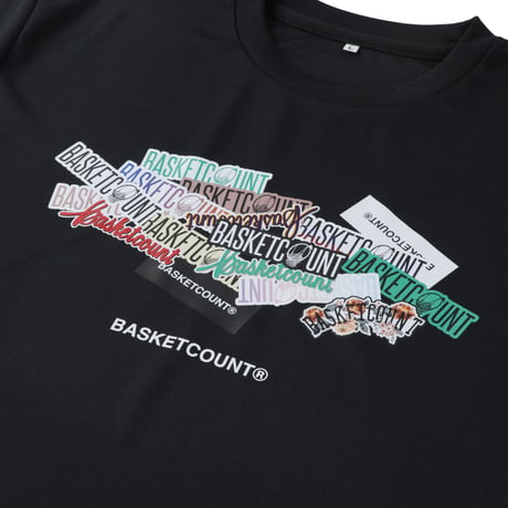 “STICKER BOMB” T-SHIRT / BLACK