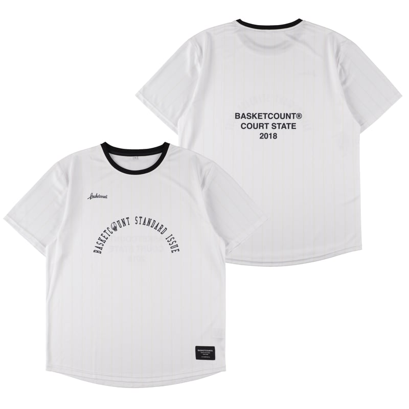 STANDARD ISSUE” T-SHIRT / WHITE STRIPE | BASKE