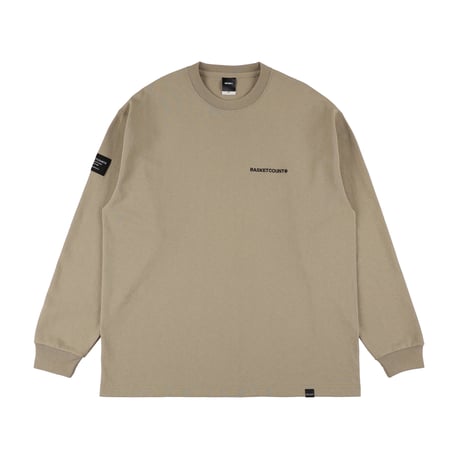 “FUNDAMENTAL LOGO” LONG T-SHIRT <DAILY USE>  / MOJAVE DESERT