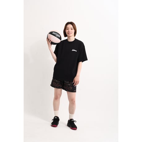 “GLITCH” HW COTTON T-SHIRT <DAILY USE>  / WARM GRAY