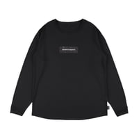 “NIGHT VEW” BOX LOGO ELITE LONG T-SHIRT / BLACK