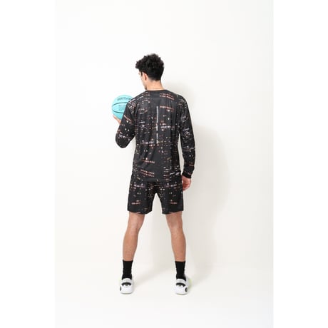 NIGHT VIEW LONG T-SHIRT / MONOCHROME