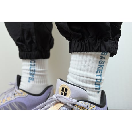 COMFORT SOCKS / WHITExBLUESTEEL/GRAY
