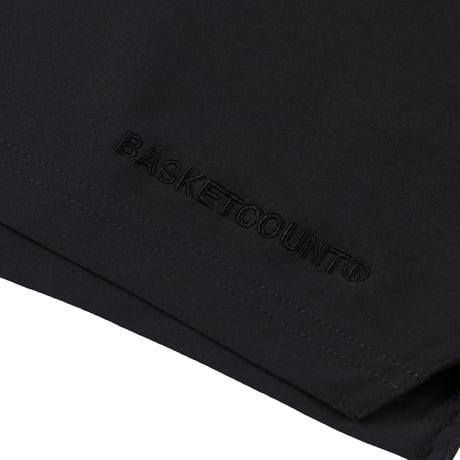 “FUNDAMENTAL LOGO” XTRA SHORTS / BLACKxBLACK