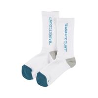 COMFORT SOCKS / WHITExBLUESTEEL/GRAY