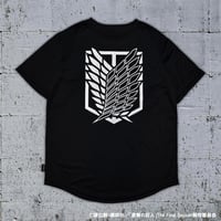 “調査兵団エンブレム” T-SHIRT / BLACK