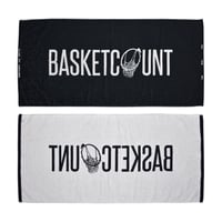 LOGO BATH TOWEL  / BLACK&WHITE