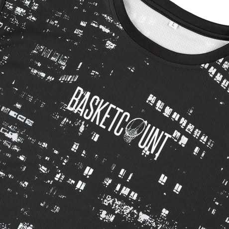 NIGHT VIEW LONG T-SHIRT / MONOCHROME