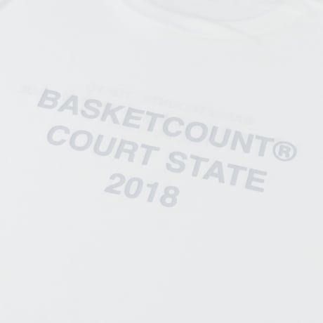 “COURT STATE” ELITE T-SHIRT / WHITE