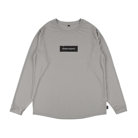 “NIGHT VEW” BOX LOGO ELITE LONG T-SHIRT / GRAY