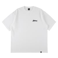 “GLITCH” HW COTTON T-SHIRT <DAILY USE>  / WHITE