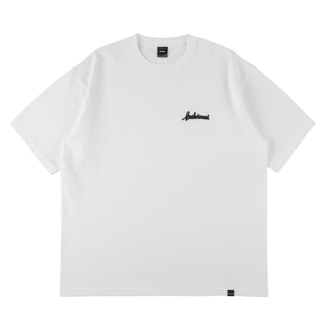 “GLITCH” HW COTTON T-SHIRT <DAILY USE>  / WHITE