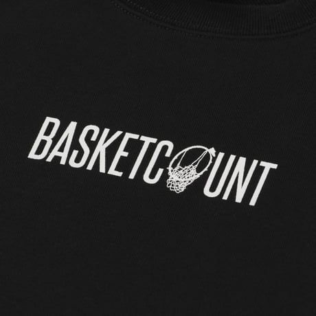 “LOGO” CREW NECK SWEAT / BLACK