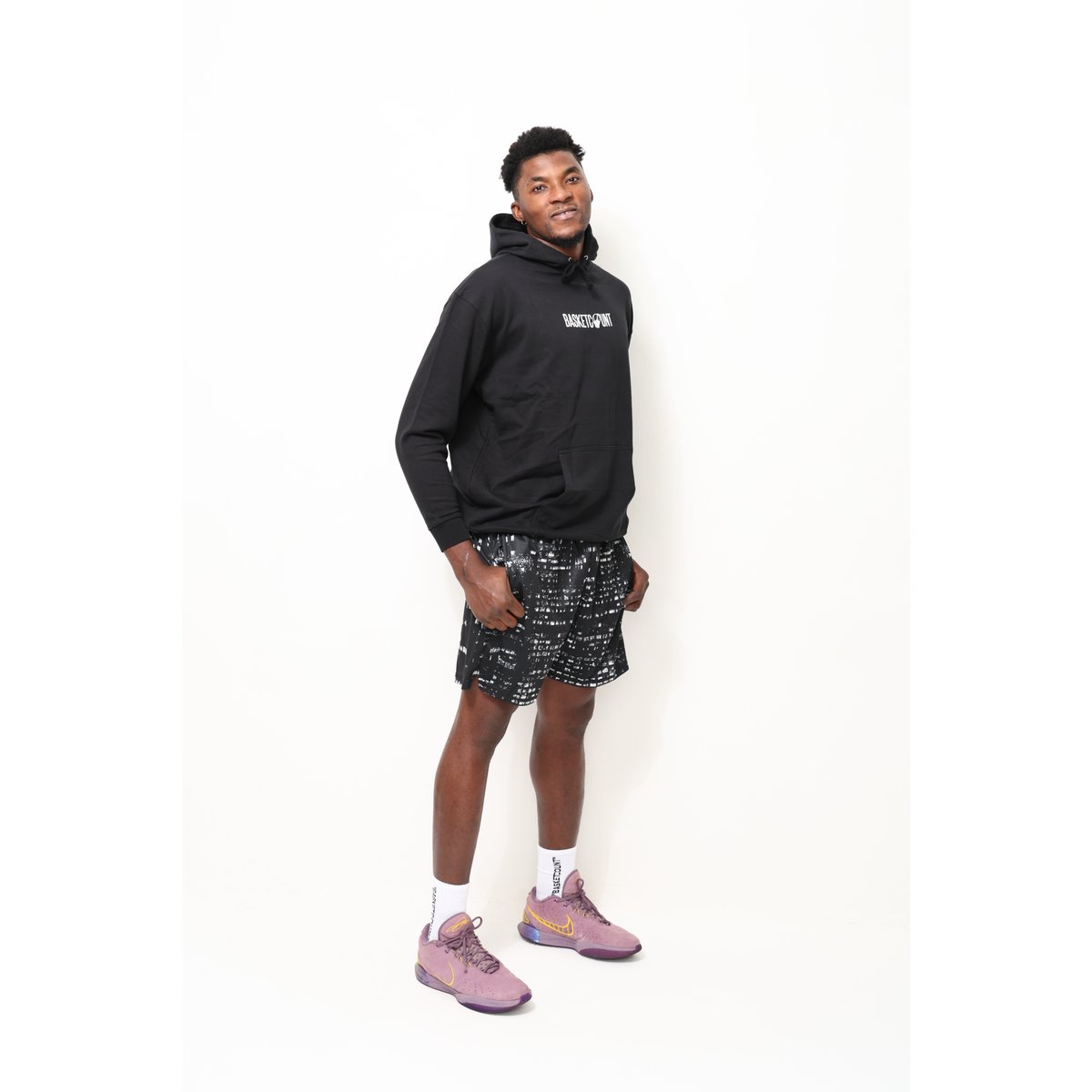 LOGO” HOODIE / BLACK | BASKETCOUNT(バスケットカウント)