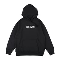 “LOGO”  HOODIE / BLACK
