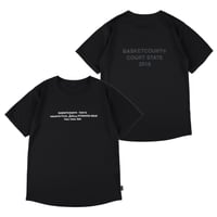 “COURT STATE” ELITE T-SHIRT / BLACK