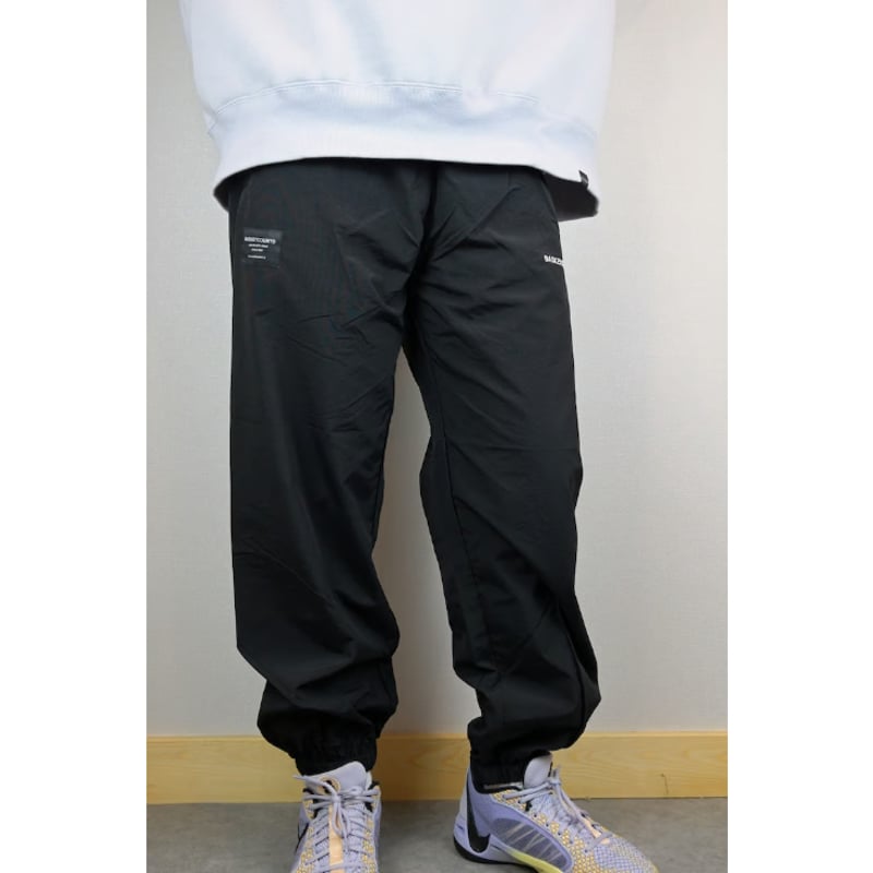 “FUNDAMENTAL LOGO” EASY PANTS /BLACK バスケ FUNDAMENTAL LOGO” EASY PANTS / BLACK | BASKETC