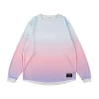 "LOGOMANIA"  LONG T-SHIRT / DREAM FADE