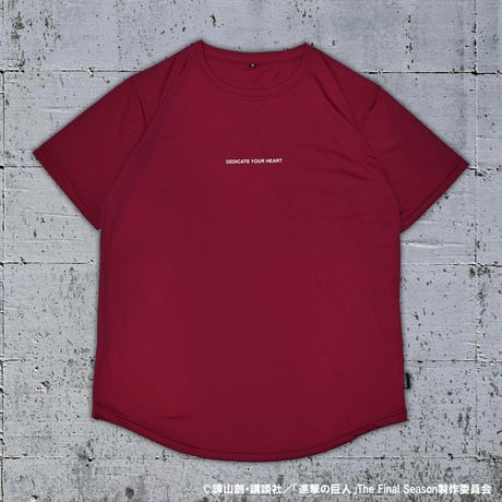 “調査兵団エンブレム” T-SHIRT / BURGUNDY