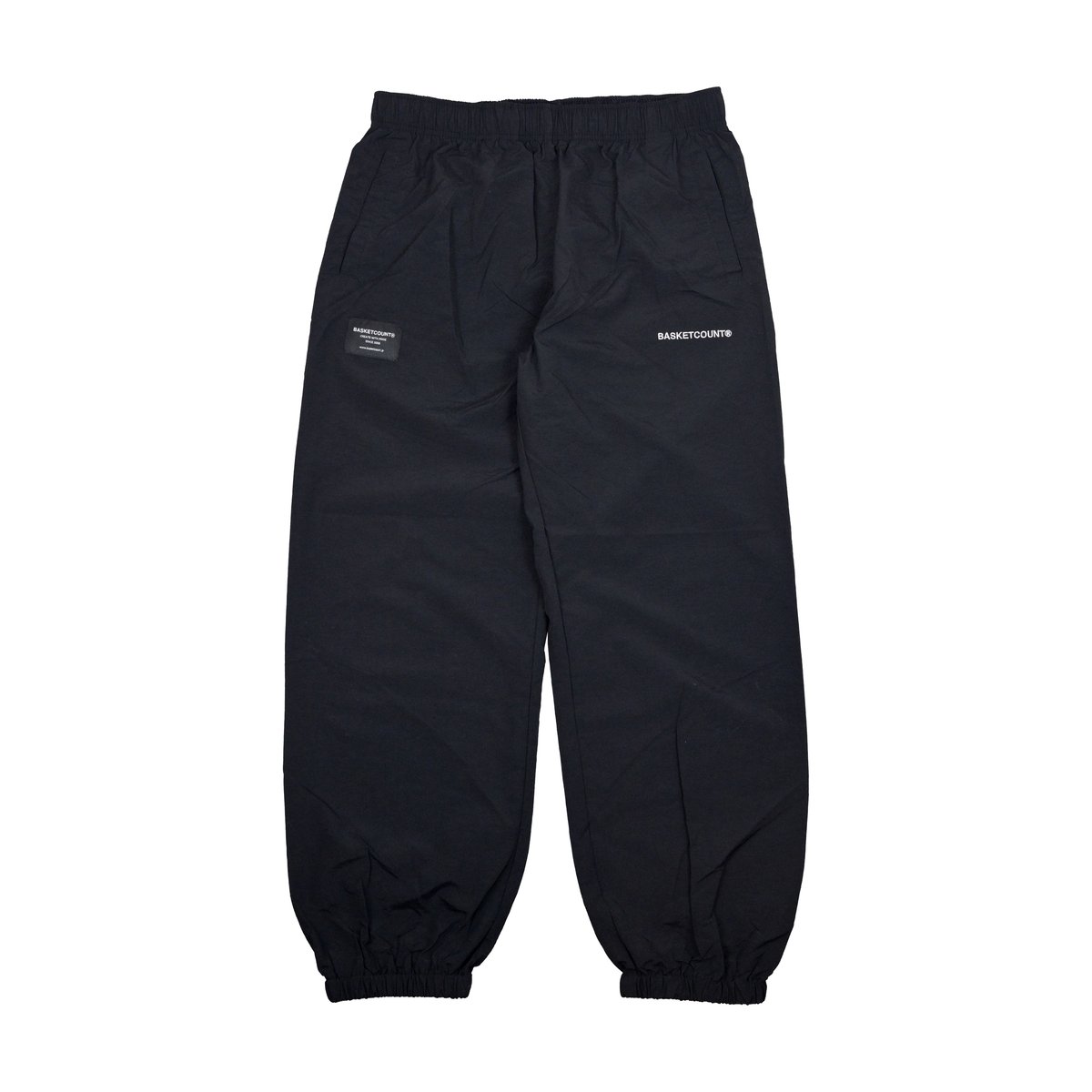 FUNDAMENTAL LOGO” EASY PANTS / BLACK | BASKETC