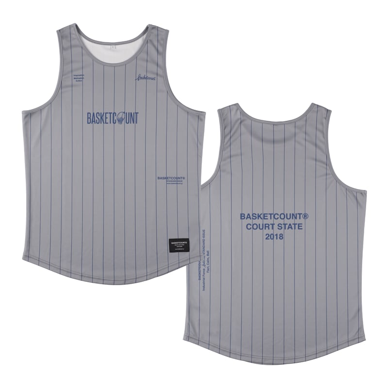STANDARD ISSUE” TANK TOP / GRAY STRIPE | BASKE STANDARD ISSUE” TANK TOP / GRAY STRIPE | BASKE