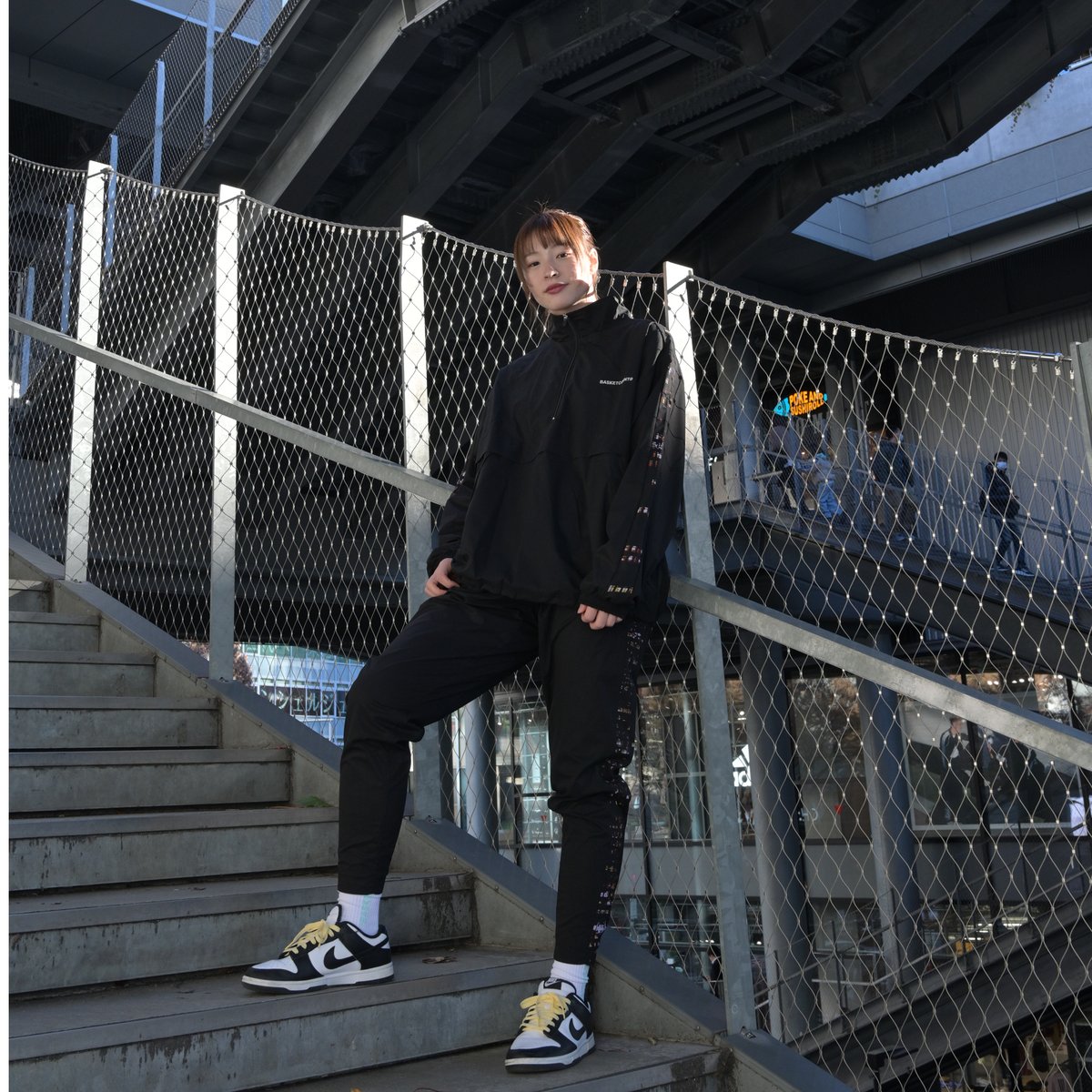 URBAN DRIFT PANTS / BLACK × NIGHT VIEW | BASKET