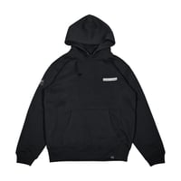 “FUNDAMENTAL LOGO” WARM HOODIE / BLACK