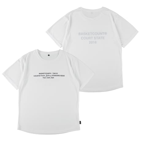 “COURT STATE” ELITE T-SHIRT / WHITE