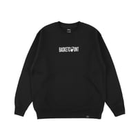“LOGO” CREW NECK SWEAT / BLACK