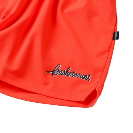 “GLITCH” XTRA SHORTS / NEON ORANGE