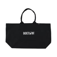 “LOGO” ZIP TOTE BAG / BLACK