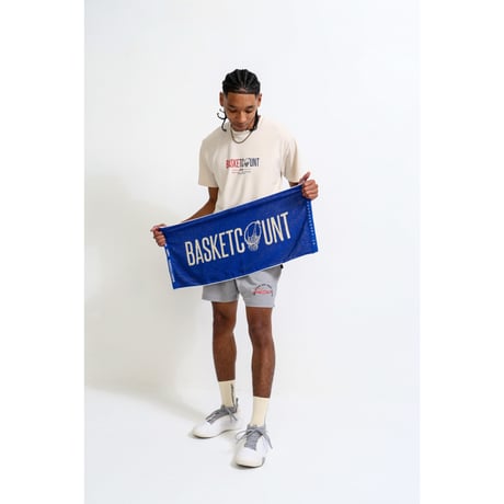 LOGO FACE TOWEL  / PURPLE&MINT