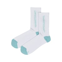 COMFORT SOCKS / WHITExMINT