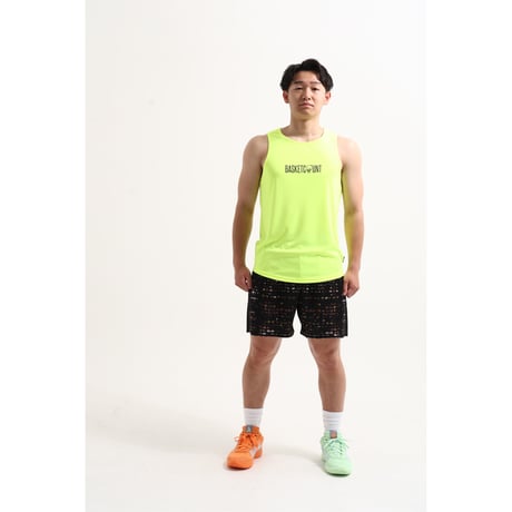 "LOGO" ELITE TANK TOP 2.0 /  NEON YELLOW