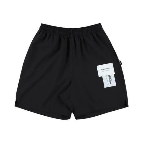 “DOUBLE TAG” SHORTS / BLACK