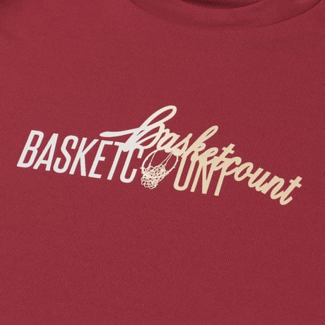 “DOUBLE LOGO” LONG T-SHIRT / BURGUNDY