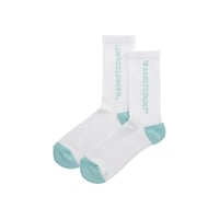 COMFORT SOCKS / WHITExMINT