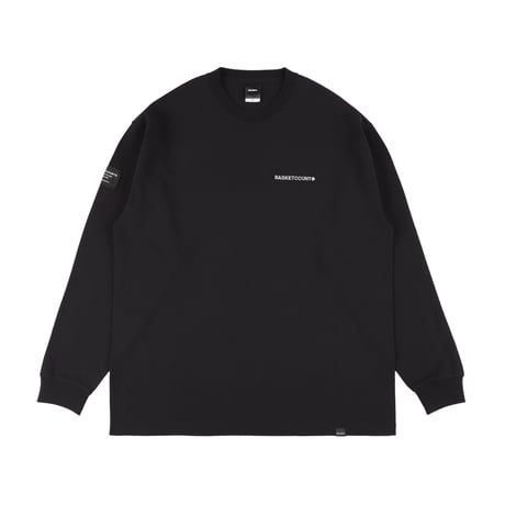 “FUNDAMENTAL LOGO” LONG T-SHIRT <DAILY USE>  / BLACK
