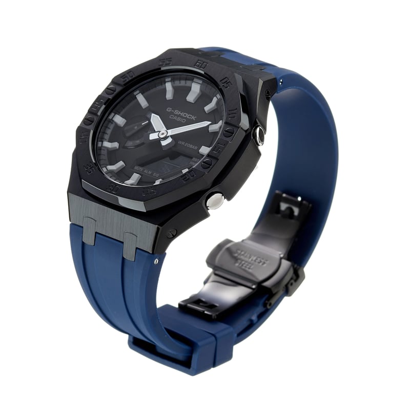 CUSTOM SET【GA2100 METAL×FKM Silicone NAVY】 | GE CUSTOM SET【GA2100 METAL×FKM Silicone NAVY】 | GE
