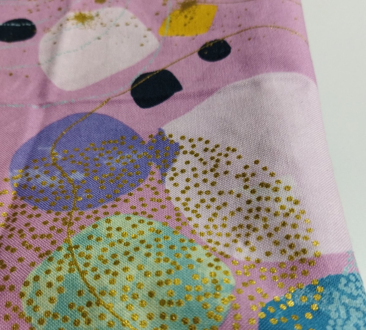 No.233【ミニ】タロットクロス ゴールドサークル柄×フェイクレザー