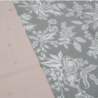 No.128（2023/1/1福袋封入済）【アシンメトリー仕立て】リバーシブル／42.5×48cm*＊シャビーシックで上品なクロス*＊