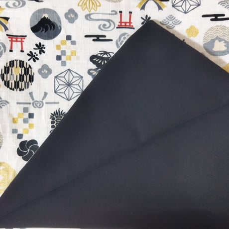 No.238【大判】タロットクロス 鳥居和柄×合成皮革／リバーシブル 約46.5×53cm 厚み約3mm