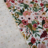No.161 スペシャルフラワー×スターラメ柄／リバーシブル／49.5×66cm*＊卓上いっぱいに華やかに明るさが広がります*＊