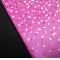 44.ラメ入りシルバー＆マゼンタピンク柄×合成皮革ブラック裏地／32×47cm／リバーシブル／*＊ラメ入りがお洒落！他にないデザインで２パターン使える機能性抜群！*＊
